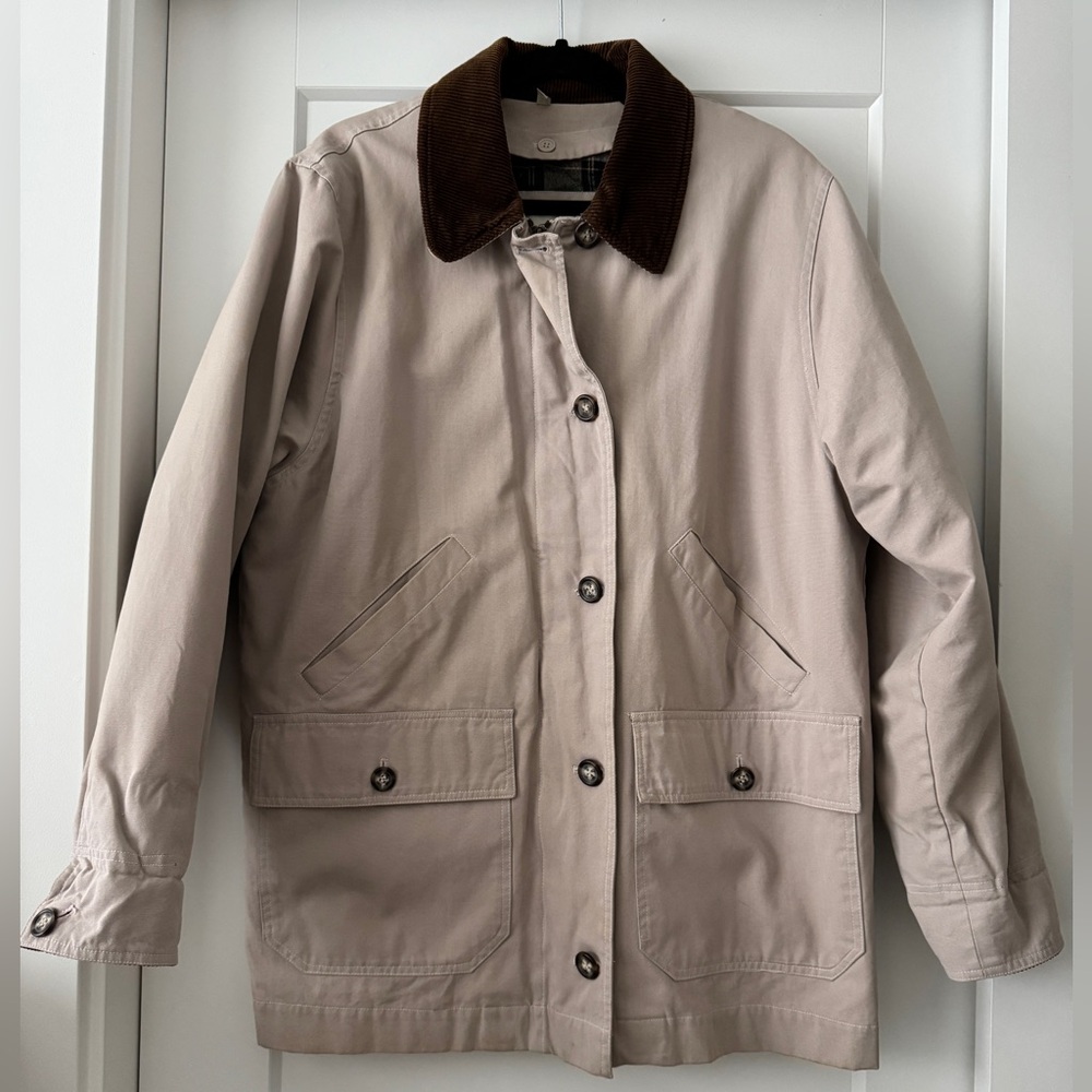 Colebrook & Co. Khaki Barn jacket/Chore coat vintage Workwear
